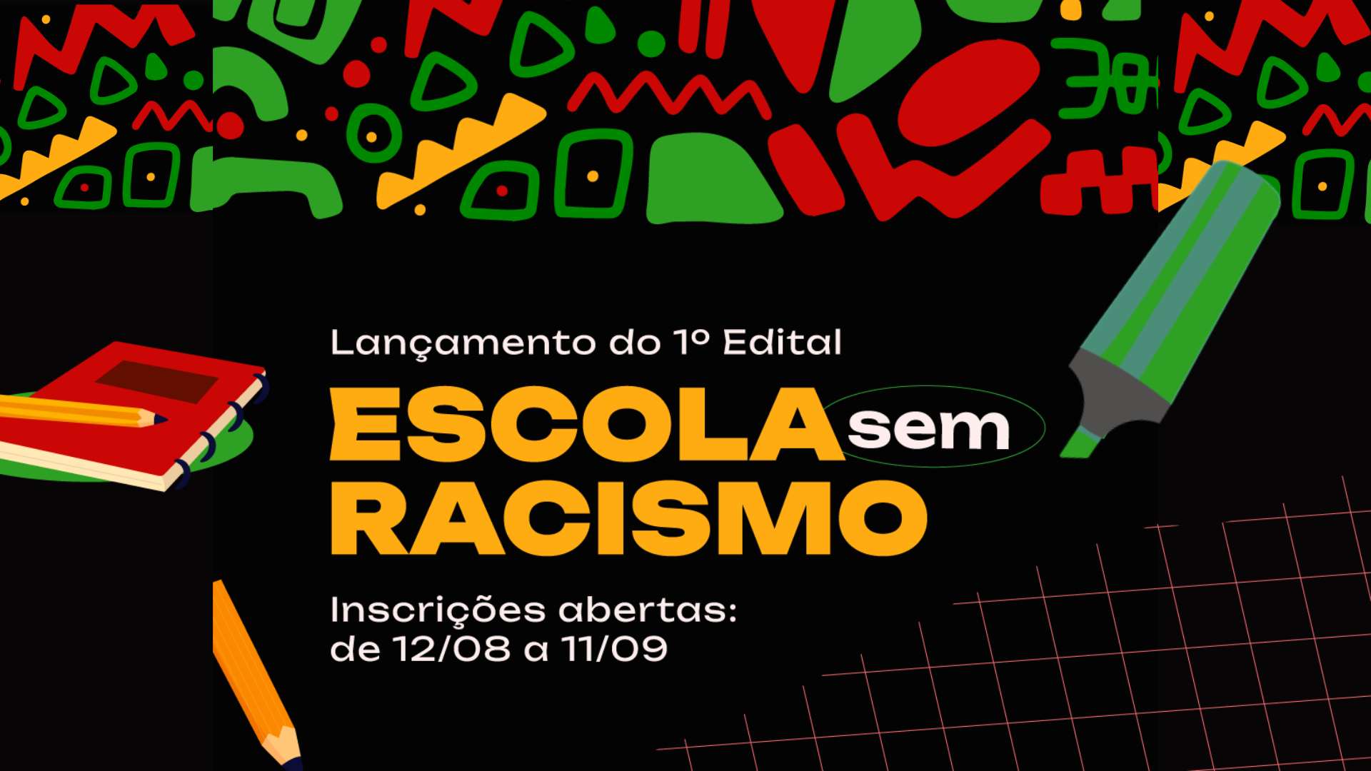 Escolas estaduais vão concorrer R$ 25 mil para criar projetos de educação antirracista