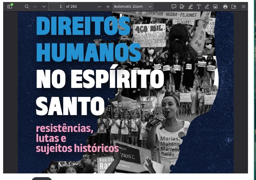 Livro | “Direitos Humanos no Espírito Santo: resistências, lutas e sujeitos históricos”